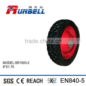 Solid Rubber Tyre 7" x 1.5 thumbnail-1