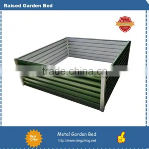 GREENHOUSE RAISED DIY GARDEN BED STEEL PLANTER BOX thumbnail-1