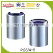 UV 7109 Top Cap for Bottle Press Disc Lid for Cosmetics, 28/415 Disc Top Cap* thumbnail-1