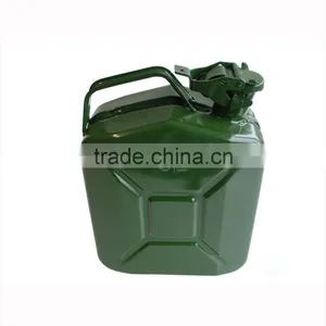 High Quality Jerry MILITARY Can 5L Metal Green For FUEL OIL WATER PETROL DIESEL thumbnail-2