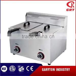 Commercial Basket Gas Chips Fryer GRT -G20L thumbnail-2