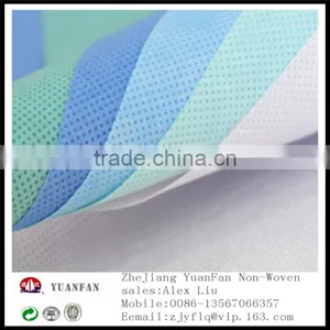 Medical Blue SS pp Nonwoven Fabric Used in The Hospital Surgical Clothing, Disposable Bed Sheets, Masks, Etc thumbnail-3