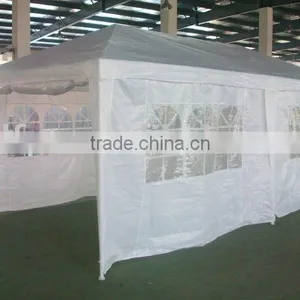3*6m PE Gazebo With Two Sidewalls and Doors thumbnail-1