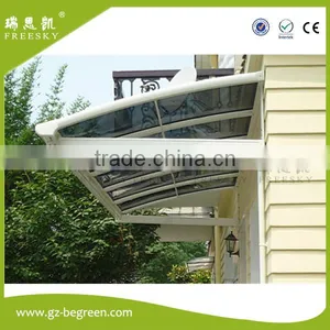Freesky Waterproof Large Size Polycarbonate Awning for Balcony /patio/garden/gazebo Cover thumbnail-2