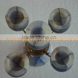 WholeSale 2017 New Design BEST POPULAR ONYX PATCH COLORED CANDLE HOLDERS STANDS thumbnail-5