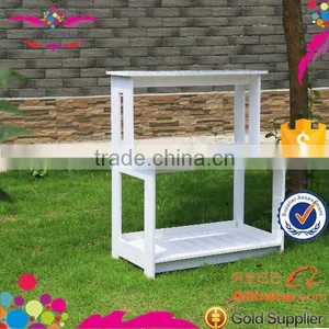 Fireproof WPC Garden Flower Shelf Rack thumbnail-4