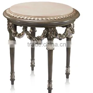 Bisini Luxury Small Round Coffee Table, Small Round Side Table, Living Room Small Round Table thumbnail-1