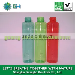 150ml Tubular Crystal PLA Cosmetic Pla Plastic Bottles for Liquor-100%biodegradable & Compostable thumbnail-1
