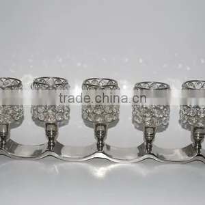 Crystal Ball Tea Light Holder Wedding Centerpiece thumbnail-5