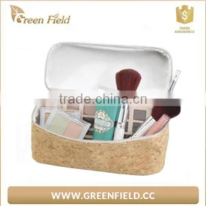Eco Friendly Cork Cosmetic Bag,unique Natural Cork Cosmetic Makeup Bag thumbnail-5