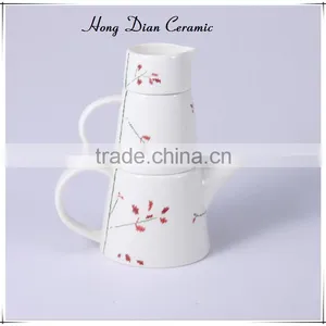 Porcelain Ceramic Type and Eco-Friendly Feature Teapot,good Quality Tea Pot With Cup,teapot and Cup With Design thumbnail-1
