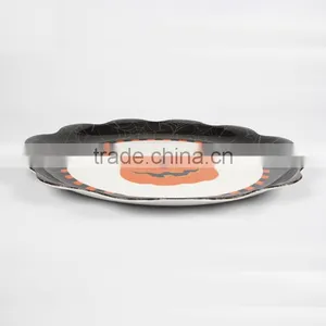 Cheap and Beautiful Round Plastic Halloween Tray thumbnail-2