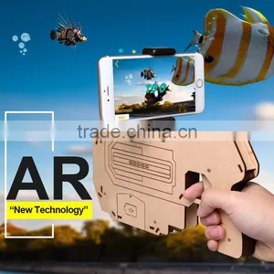 2017 New Arrival AR Gun Mobile Games Control Gun, AR Reality Experience Bluetooth Game Controller Wooden Gun For IOS/Android thumbnail-5