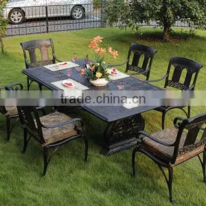 Patio Furniture Aluminum Powder Coated Anodized Cast Aluminum Garden Outdoor Furniture thumbnail-1
