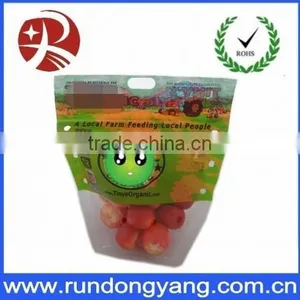 Stand Up Pouch Fruit Packaging Bag With Handle thumbnail-3