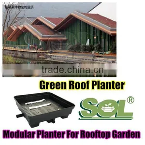 Green Roof System Modular Box Planters for Vertical Green Roof thumbnail-1