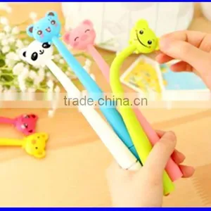 Bendable Animal Head Shape Ball Point Pen thumbnail-1
