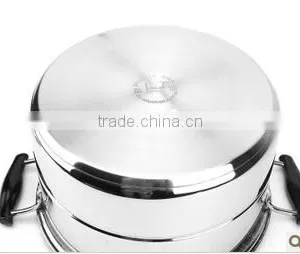 Double Ear Capsuled Bottom Stainless Steel Cookware Cooking Pot thumbnail-5