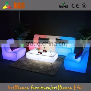 CE Certification Rechargable Led Modern Furniture/illuminated Led Sofa thumbnail-5