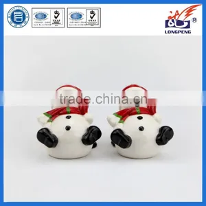Christmas Salt and Pepper Shaker Sets Christmas Snowman Salt and Pepper Shaker Set Adorable Holiday thumbnail-1