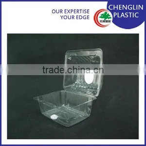 Transparent Clear Disposable Plastic Salad Container thumbnail-1