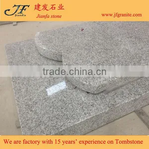 Exquisite Grey Double Heart Granite Headstone Designs thumbnail-2