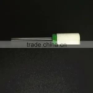 Large Barrel(Cylinder) Ceramic Nail Drill Bits With Coarse Type thumbnail-2