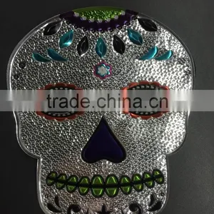 2016 Trending Products Day Of The Dead Fancy Items Party Mask By Pu Leather Fabri thumbnail-3