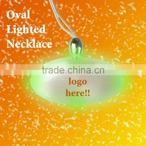 Oval Shape LED Necklace thumbnail-1
