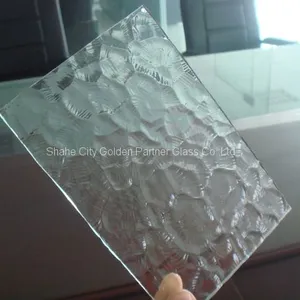 3~8mm Clear Patterned Glass/Figured Glass/Pattern Glass for Windowand Door, Furniture, Bathroom, Building thumbnail-1