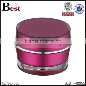 15 30 50g Square Acrylic Crystal Cosmetic Jar Luxury Red Crystal Cosmetic Jar for Face Cream thumbnail-6