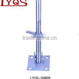 Swivel Threaded Tube Universal Base Jack for Scaffolding thumbnail-1