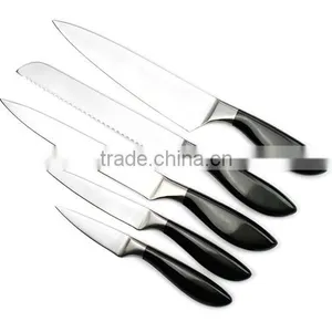 A3349 Durable 5pcs Stainless Steel Kitchen Knife Set With Color Sprayed Handle thumbnail-3