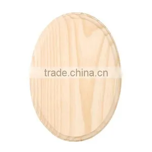 Unfinished Oval Wood Plaque thumbnail-1