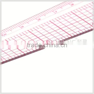Kearing Flexible L Shaped Ruler 12'' / 26 cm Clear Plastic Garment Design Ruler for Sew Area #5812 thumbnail-4