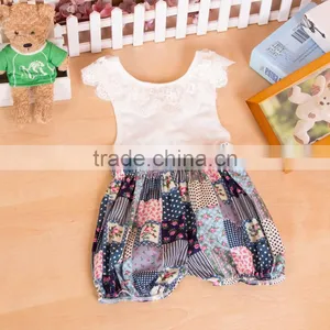 Lace Petti Romper Toddlers Fashion Jumpsuit Newborn Baby Clothes thumbnail-6