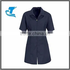Women's Zip-Front Smock - Navy thumbnail-1