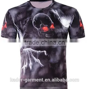 Ghost Face Sublimation T Shirt All Over Print T Shirt thumbnail-1