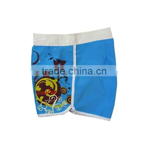 100% Polyester Women Logo Print Board Shorts Surfing Shorts thumbnail-3