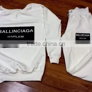Wholesale Woman Clothes Sets 2016 Ballinciaga Tracksuits 2 Piece Set Women Sport Suit Hoodies Jogging thumbnail-6
