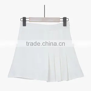 Oem Fashion A-line Chiffon Dress,custom Made Latest Women Short Pleated Skirts thumbnail-6