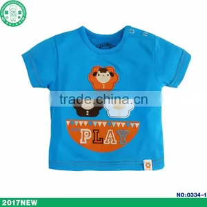 High Quality Summer Custom Printing Baby Boy Clothes t Shirt thumbnail-2
