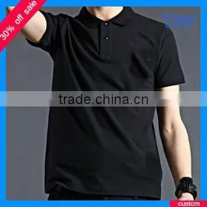Black Fashion Polo Shirts Custom Embroidery Mens Designs thumbnail-1