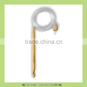 CH011_N# 12sz Afghan Tunisian Bamboo Crochet Hooks 115cm 46" thumbnail-1