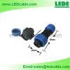 Mini IP68 Waterproof Circular Panel Mount Connector thumbnail-1
