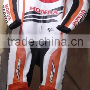 Motorcycle Leather Suits Made Cow Hide Leather thumbnail-1