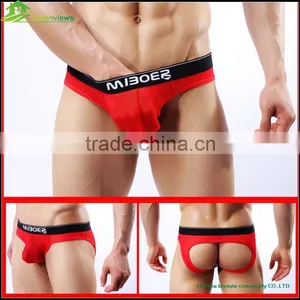 OEM Service Supported Gay Men Thong Pouch Sexy Men Underwear Sexy Gay Men Underwear Factory Empty Briefs Gay Underwear thumbnail-3