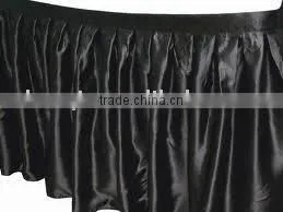 Polyester Table Skirting and Satin Fabric Table Skirts and Table Linen thumbnail-1