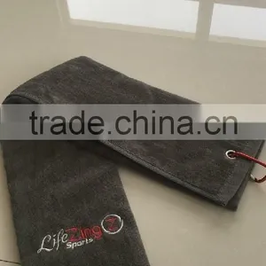 100 Cotton High Quality Customized Golf Towels thumbnail-2
