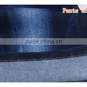 9.8oz Indigo Cotton Polyester Spandex Blend Denim Pants Fabric thumbnail-4